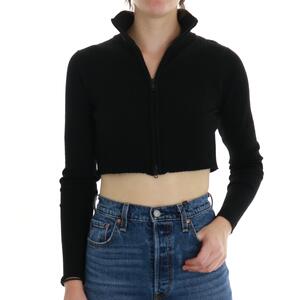 MAGLIA ZIP NERO